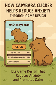 How Capybara Clicker Helps Reduce Anxiety Through Game Design How Capybara Clicker Helps Reduce Anxiety Through Game Design